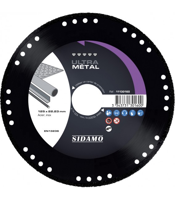 Disque diamant ULTRA METAL 125MM